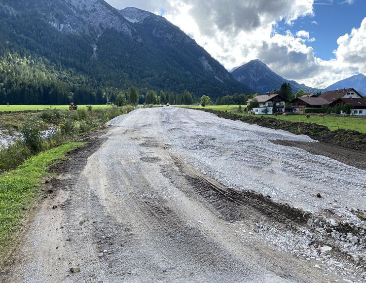 Bild Hochwasserschutz Linder bei Graswang