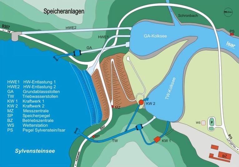 Bild Lageplan Verschlussorgane