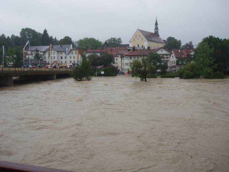 Bad Tölz - Blick auf die Isarbrücke