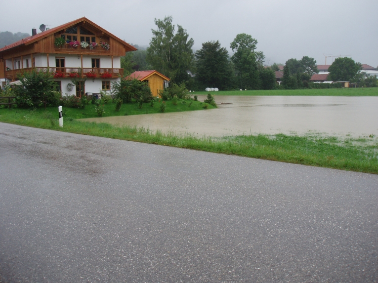 Eurasburg - Überschwemmte Flächen bei Eurasburg