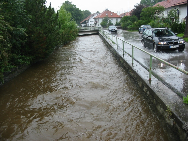 Hohenfurch - Hochwasser in der Schönach