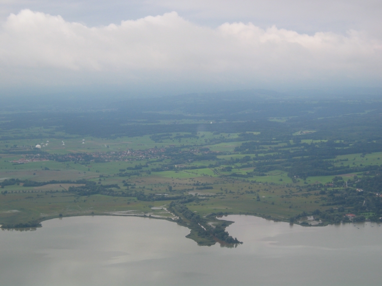Augusthochwasser 2005 - Mündung Alte Ammer in den Ammersee