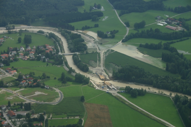 Augusthochwasser 2005 - Ammer bei Peissenberg