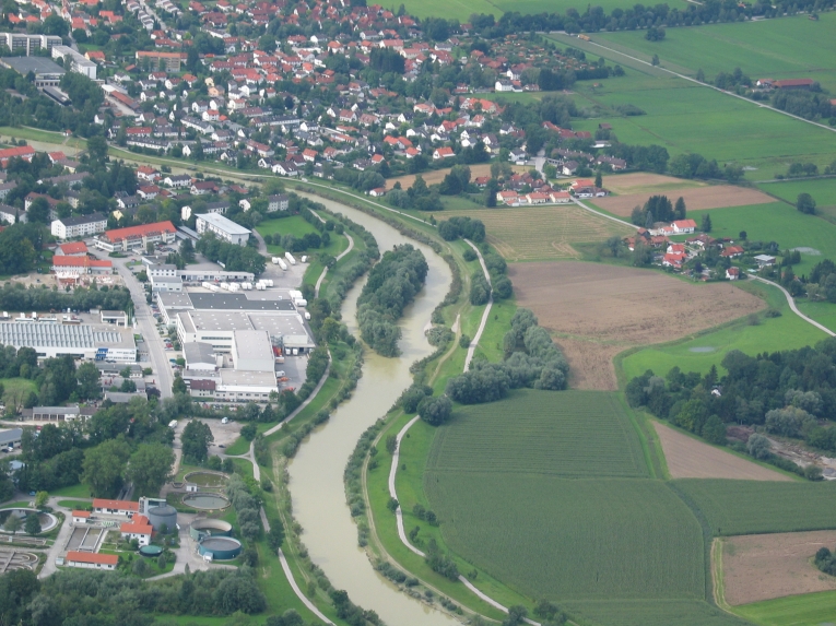 Augusthochwasser 2005 - Ammer bei Weilheim