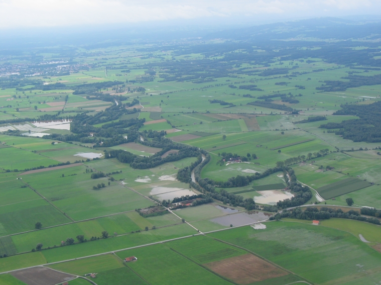 Augusthochwasser 2005 - Ammer bei Wielenbach