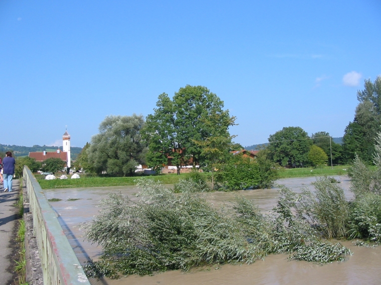 Schlehdorf - Loisachbrücke der Verbindungsstrasse Schlehdorf Kochel
