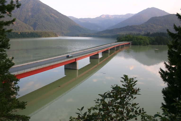 Sylvensteinspeicher - Faller Klammbrücke