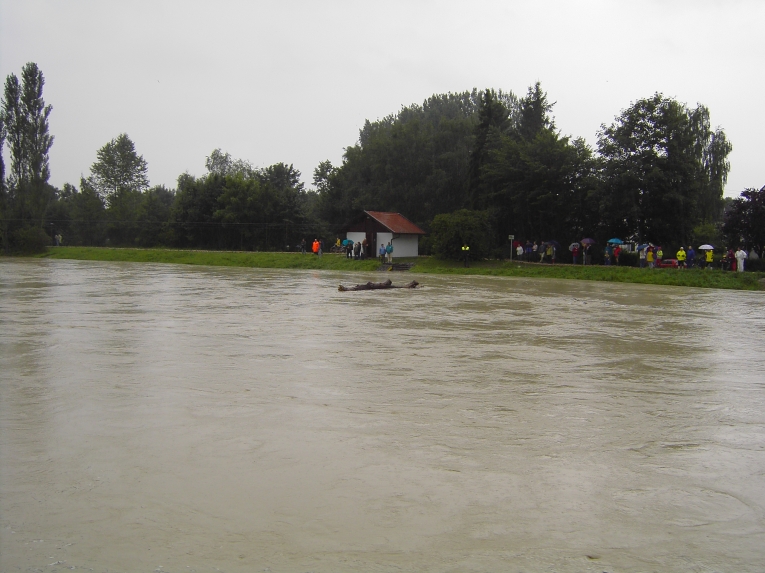 Weilheim - Blick auf das Pegelhaus