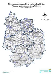 Bild Wasserschutzgebiete im Amtsbereich des Wasserwirtschaftsamtes Weilheim